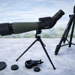 Longue Vue GOSKY avec 2 tr&eacute;pied + sacoche + &eacute;tui + bouchon 20 60x80