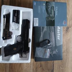 R&eacute;plique Airsoft STI Tac Master 6mm GBB + chargeurs + billes