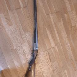 Fusil de chasse Juxtapos&eacute; GATIMEL Armurier Marseillais calibre 12/65