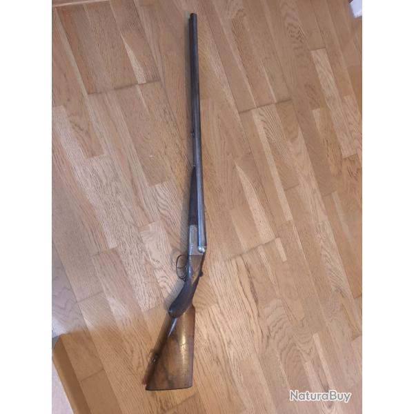 Fusil de chasse Juxtapos� GATIMEL Armurier Marseillais calibre 12/65