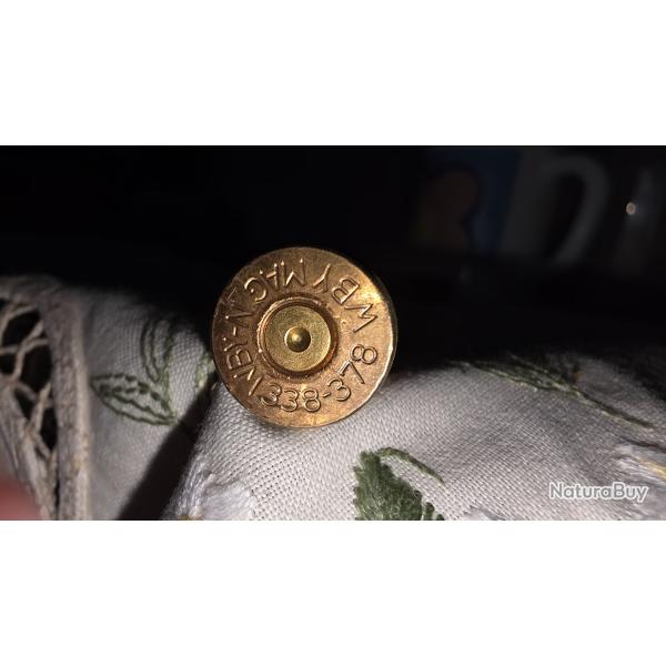 douilles calibre 338-378 weatherby. 81 pieces.Douilles origine weatherby. Elles ont tir� 1 fois.