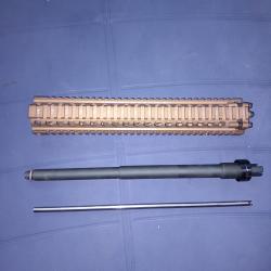 Ensemble garde main daniel defense +canon externe + canon  interne