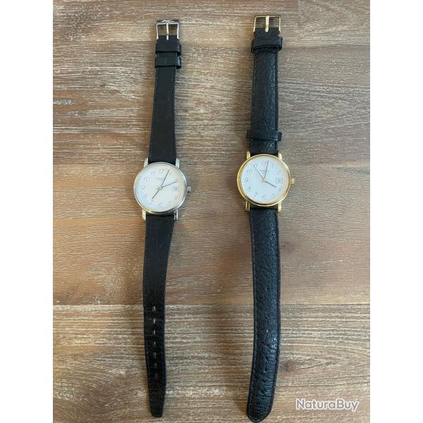 Lot de 2 montres Tissot vintage - Une fonctionnelle + une � restaurer - Tr�s bon prix