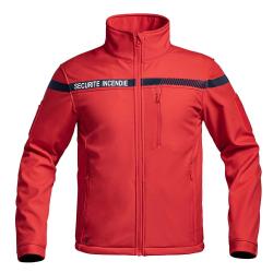 Veste softshell S&eacute;cu-one s&eacute;curit&eacute; incendie rouge Rouge 4XL