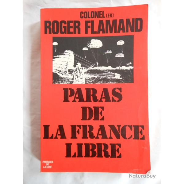 livre sur les parachutistes de la France libre