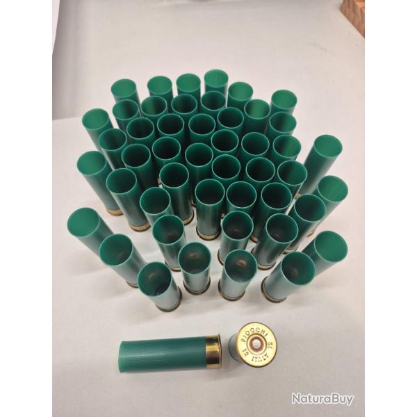 Douilles vertes T2 cal 12/70 Fiocchi x 250