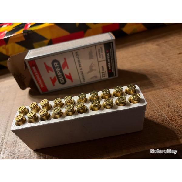 Balles 222 winchester super X