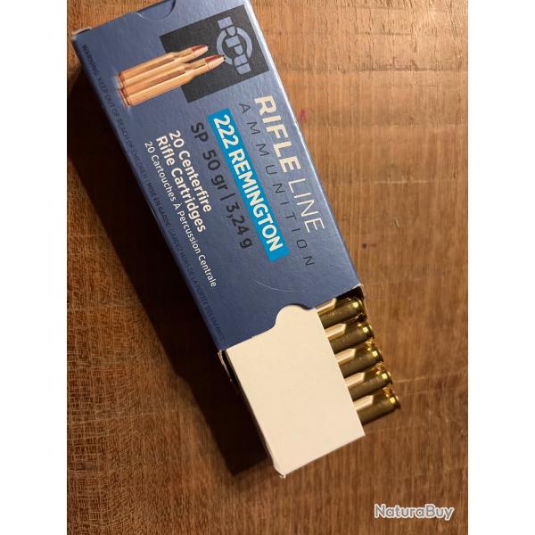 Ppu balles 222 remington