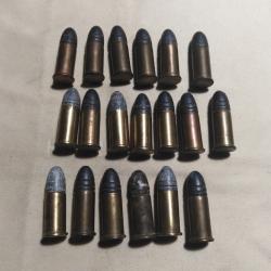 19 cartouches 320 bulldog 7m/m percussion centrale