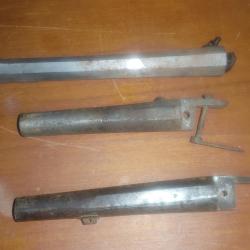 Lot canon pistolet poudre noire