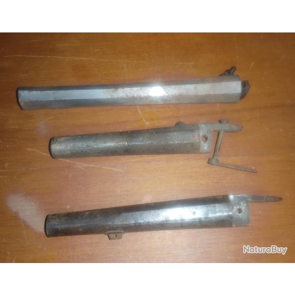 Lot canon pistolet poudre noire