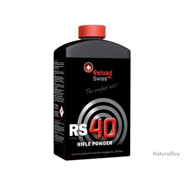 Poudre Reload Swiss RS40 Rifle Powder