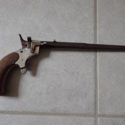 Pistolet de cycliste 6 mm Flobert ?, Grand mod&egrave;le de 30 cm !!