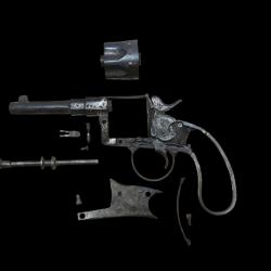 Reichsrevolver Mod&egrave;le 1883 fabrication Erfurt, pour pi&egrave;ces ou &agrave; restaurer ench&egrave;res 1�