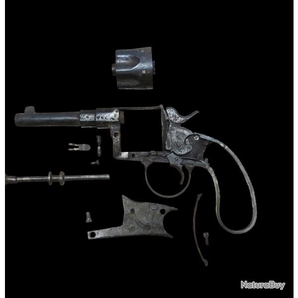 Reichsrevolver Mod�le 1883 fabrication Erfurt, pour pi�ces ou � restaurer ench�res 1�