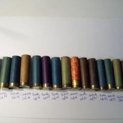 lot de 16 &eacute;tuis vide a broche et centrale de collection pour diff&eacute;rents marquage culots ancien