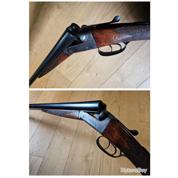 Fusil juxtapos� Anglais Charles Osborne & Co en Calibre 12/65 mm