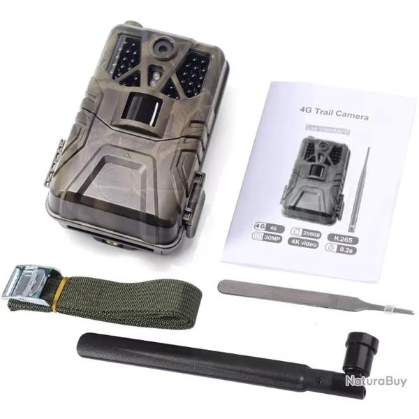 Cam�ra Chasse HC910PRO 4G 4K Vision Nocturne *Ench�re* Grand Angle 120� Animaux Haute Pr�cision