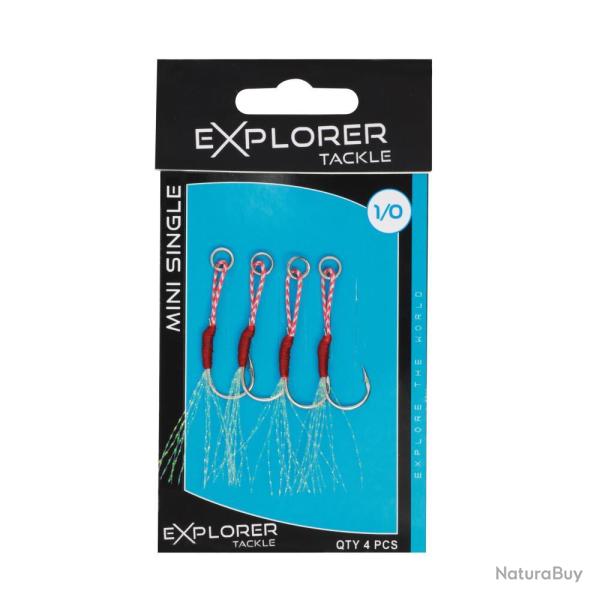 ASSIST HOOKS MINI SINGLE - 4 - EXPLORER TACKLE