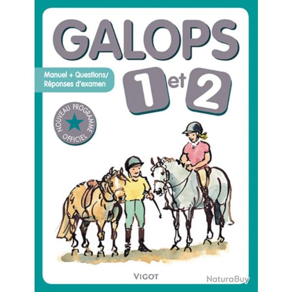 LIVRE GALOPS 1 ET 2 - EDITION VIGOT
