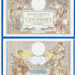 France 100 Francs 1935 Merson Grand Billet Franc Frs Frc Frcs