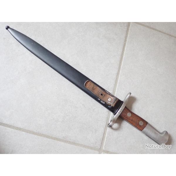 246272 BAIONNETTE SUISSE MODELE 1918 POUR FUSIL SCHMIDT RUBIN K31 ou K11. VICTORIA