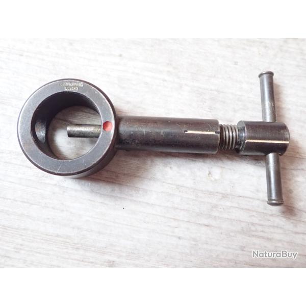 Pousse guidon pour fusil K11 ou K31 suisse. Mod�le rond, noir. Armurier Zimmerman de Luzern