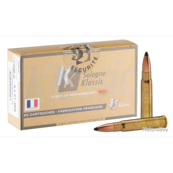 Balles de chasse Sologne 8 x 57 JRS