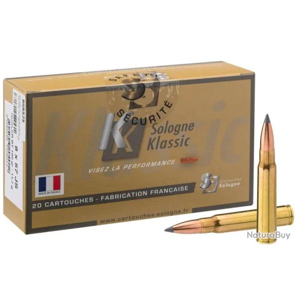 Balles de chasse Sologne 8 x 57 JS
