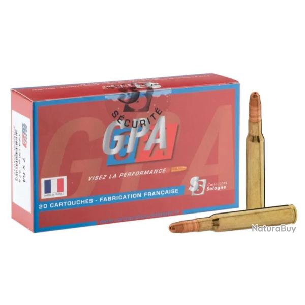 Balles de chasse Sologne GPA 7x64 - 150 Gr