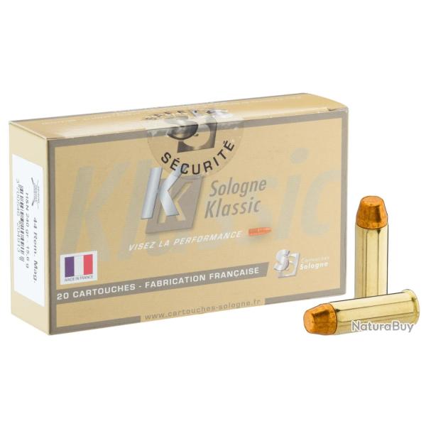 Balles Sologne 44 Rem Mag - FN 240 gr