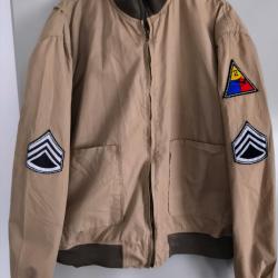 Blouson tankiste ww2, r&eacute;plique du film FURY
