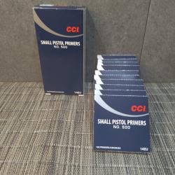Amorce CCI small pistolet primers NO. 500