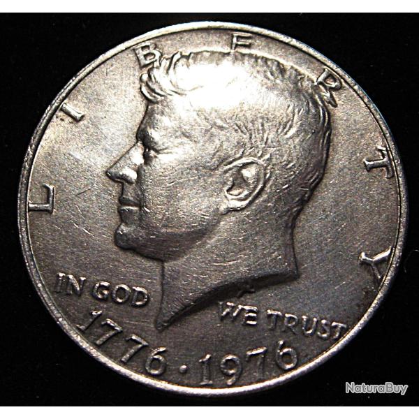 U.S.A piece de half dollar Kennedy 1776-1976 ttb diametre 30 mm