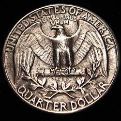 U.S.A piece de quarter dollar argent 1945 Liberty  ttb  diametre 24 mm