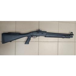 Fusil &agrave; Pompe FN SLP Tactical Police Co2 Cybergun - Noir