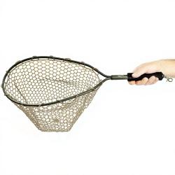 Epuisette Adams Built alu Trout net rubber 15