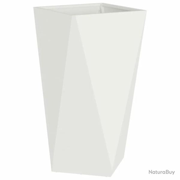 Jardini�re rectangulaire moderne pour ext�rieur 40 x 40 x 75 cm r�sistante aux intemp�ries en acier