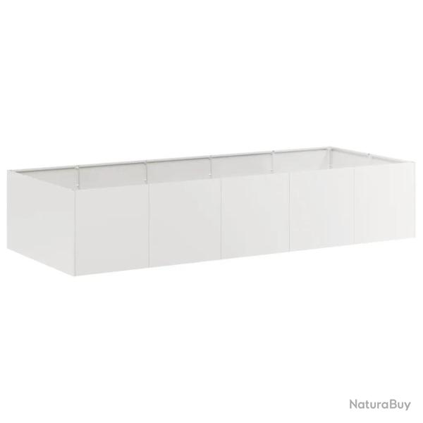 Jardini�re � plantes design moderne ext�rieure 200 x 80 x 40 cm profonde robuste en acier inoxydabl
