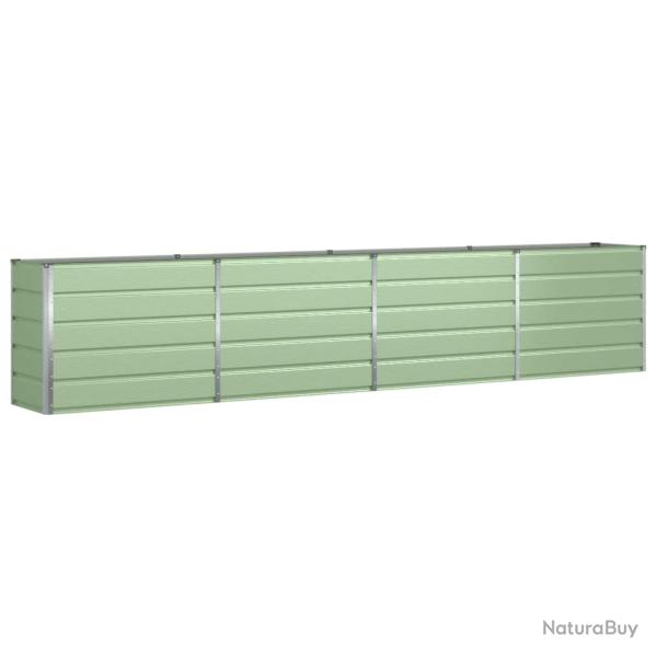 Jardini�re design moderne ext�rieur 480 x 50 x 45 cm en acier galvanis� vert pastel 02_0059282