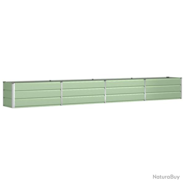 Jardini�re design moderne ext�rieur 480 x 50 x 45 cm en acier galvanis� vert pastel 02_0059281