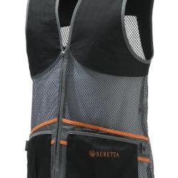 Gilet Beretta Full Mesh - Noir/Gris / 3XL / Droitier