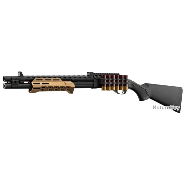 GOLDEN EAGLE R�plique de fusil � pompe M870 Strike Industries noire et tan
