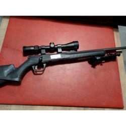 Pack Carabine Savage B22 F cal.22lr avec lunette 3-9x40, bipieds caldwell xla pivot 6 a9"(xop161)