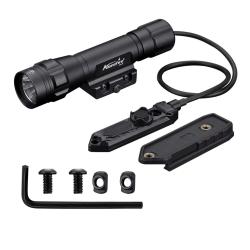 Lampe Tactique JK2 1200Lumens LED Longue Port&eacute;e Rail Picatinny Outdoor Rechargeable Alonefire
