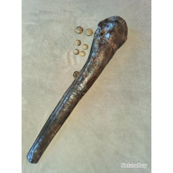 Scabbard  ancien 101 western   carabine winchester  marlin  Rifle  Will west