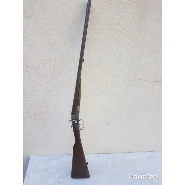 Vds un fusil cal 12 juxtapos� � chiens  poudre T en bon �tat