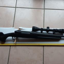 Vente Carabine a verrou Savage axis Gaucher cal.243win  + lunette weaver 3-9x40