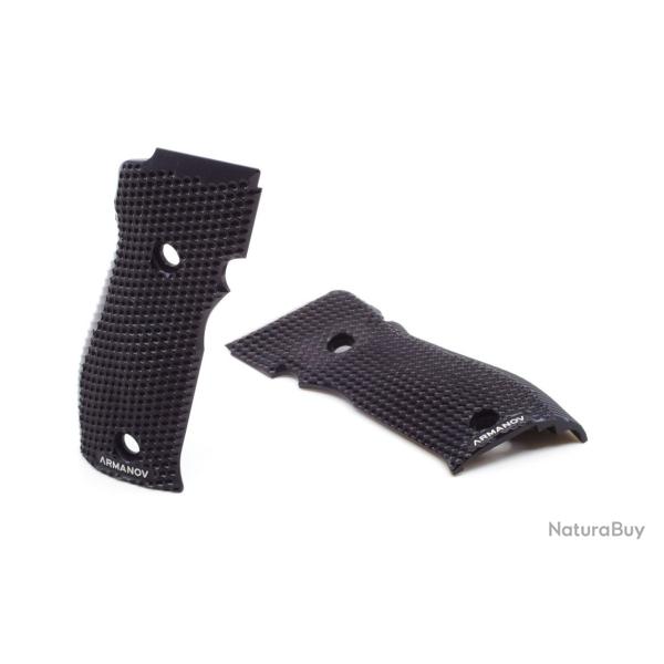 plaquettes de crosse ARMANOV neuves pour Sig Sauer P226 Xfive SA (ARME NON VENDUE)