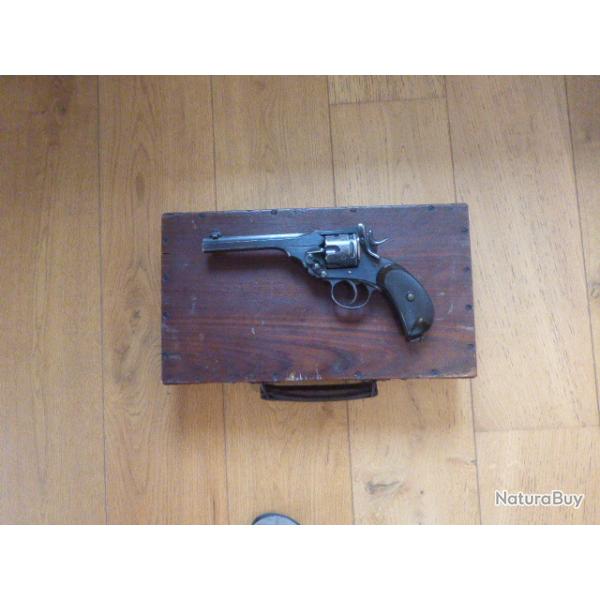 MALETTE R�GLEMENTAIRE ANGLAISE POUR REVOLVER WEBLEY